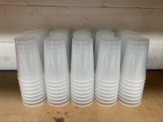 LARGE QTY OF PLASTIC 2 PINT CUPS: LOCATION - I12