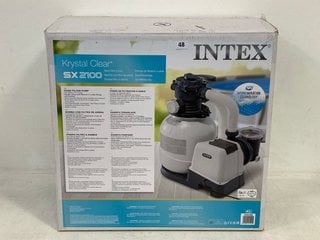 INTEX 2100 GPH SAND FILTER PUMP (220-240 VOLT ) - RRP £169.99: LOCATION - FRONT BOOTH