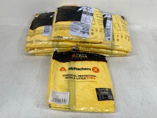 QTY OF ALPHACHEM X150 YELLOW HOODED COVERALL: LOCATION - I5