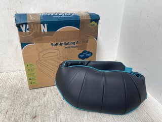 INVOSPA SHIATSU ELECTRIC MASSAGER WITH HEAT TO INCLUDE YAWN INFLATABLE BED WITH INFLATABLE HEADBOARD: LOCATION - I3