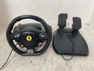 THRUSTMASTER RACING WHEEL WITH FERRARI LOGO: LOCATION - I3