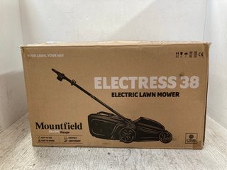 MOUNTFIELD ELECTRESS 38 ELECTRIC LAWNMOWER IN BLACK/RED: LOCATION - I1