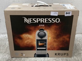 NESPRESSO CITIZ COFFEE MACHINE WITH 7 X COFFEE PODS: LOCATION - H1