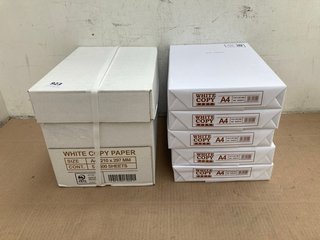 2 X BOXES OF 2500 SHEETS OF A4 COPY PAPER: LOCATION - H5