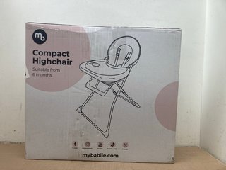 MY BABIIE COMPACT HIGH CHAIR SUITABLE FROM 6M+: LOCATION - H5