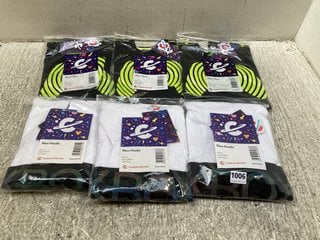 3 X CHILDRENS XBOX HOODIES - UK SIZE: 7 / UP TO 122 CM / 6-7Y AND SIZE: 12 / UP TO 146 CM / 10-11Y TO INCLUDE 3 X CHILDRENS XBOX T-SHIRTS - UK SIZE: 7 / UP TO 122 CM / 6-7Y: LOCATION - B 14