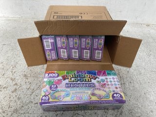 6 X RAINBOW LOOM BESTIES MINI COMBO BRACELET KITS: LOCATION - C17