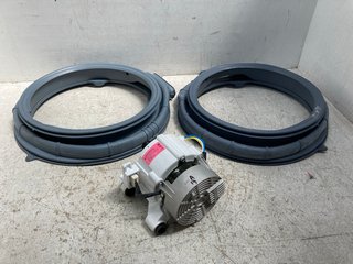 3 X ASSORTED WASHING MACHINE SPARE PART TO INCLUDE WASHING MACHINE BRUSHLESS DC MOTOR MODEL: WDHX350FC: LOCATION - C10