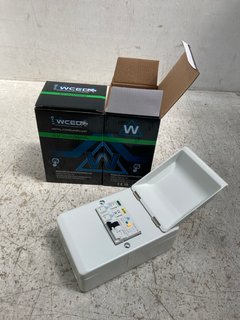 2 X WHITECLIFFE ELECTRICAL DISTRIBUTION METAL CONSUMER UNIT FOR E.V CHARGING: LOCATION - C10