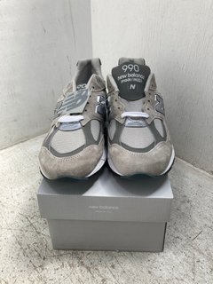 NEW BALANCE 990 V3 MADE IN USA MENS TRAINERS IN GREY UK SIZE 9 RRP £140: LOCATION - C10