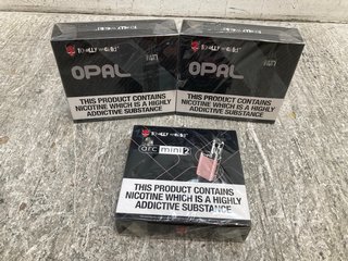 2 X TOTALLY WICKED OPAL VAPE KIT TO INCLUDE ARC MINI 2 VAPE KIT IN PINK (PLEASE NOTE: 18+YEARS ONLY. ID MAY BE REQUIRED): LOCATION - C7