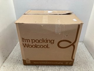 BOX OF WOOLCOOL 100% PURE SHEEP WOOLS: LOCATION - C7