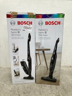 BOSCH READYY'Y SERIE 2 - IN - 1 20V MAX VACUUM CLEANER TO INCLUDE BOSCH 18V VACUUM CLEANER - TYPE: VXAS012V18: LOCATION - WA 4