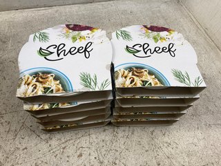 BOX OF CHIEF SAUMON ANETH PASTA READY MEALS BBE 18/04/2025: LOCATION - C4