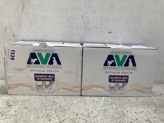 2 X 6 X 395G AVA VETERINARY APPROVED HYPOALLERGENIC DOG FOOD IN WHITE FISH/SALMON : BBE 03/26: LOCATION - C1