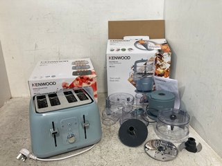 KENWOOD DAWN COLLECTION TOASTER TO INCLUDE KENWOOD MULTIPRO GO FOOD PROCESSOR: LOCATION - WA 5