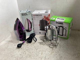 3 X HOUSEHOLD ITEMS TO INCLUDE DUALIT 400W HAND MIXER: LOCATION - WA 6