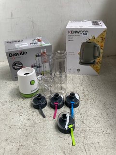 BREVILLE BLEND ACTIVE COLOUR MIX FAMILY BLENDER TO INCLUDE KENWOOD DUSK COLLECTION NATURAL LUXURY 1.7L KETTLE: LOCATION - WA 6