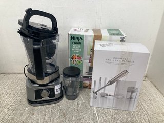 3 X KITCHEN APPLIANCES TO INCLUDE NINJA FOODI POWER NUTRI BLENDER 2 - IN - 1: LOCATION - WA 9