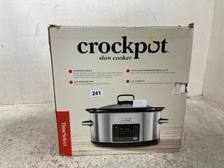 CROCKPOT SLOW COOKER - 5.6L CAPACITY: LOCATION - WA 10