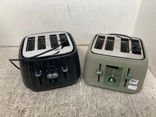 DELONGHI 4 SLICE TOASTER TO INCLUDE KENWOOD 4 SLICE TOASTER: LOCATION - WA 11