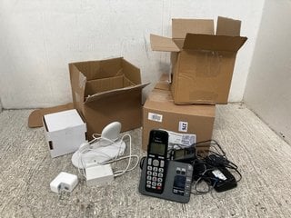 5 X TECH ITEMS TO INCLUDE PANASONIC DIGITAL ANSWERING SYSTEM - MODEL NO. KX-TGD620E: LOCATION - A 17