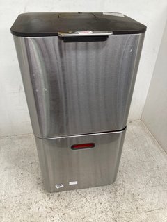 JOSEPH JOSEPH TOTEM WASTE SEPARATION AND RECYCLING UNIT IN STAINLESS STEEL: LOCATION - A13