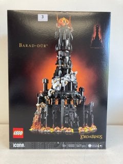 LEGO THE LORD OF THE RINGS BARAD-DUR -MODEL 10333 : RRP £459.00: LOCATION - BOOTH