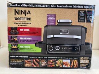 NINJA WOODFIRE ELECTRIC BBQ GRILL & SMOKER -MODEL NO OG701UK : RRP £399.00: LOCATION - BOOTH