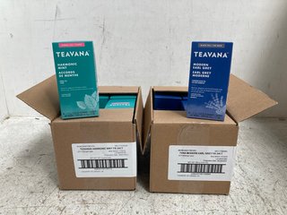 BOX OF TEAVANA HARMONIC MINT TEA BBE: 17/09/2025 TO INCLUDE BOX OF TEAVANA MODERN EARL GREY BBE: 07/01/2025: LOCATION - WA 1