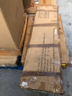 PALLET OF ASSORTED FURNITURE TO INCLUDE PAIR OF OUTDOOR ORETI RATTAN CHAIRS IN NATURAL: LOCATION - B2 (KERBSIDE PALLET DELIVERY)