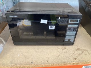 SHARP MICROWAVE OVEN IN BLACK: LOCATION - BR17