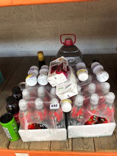 (COLLECTION ONLY) QTY OF ASSORTED CONSUMABLES TO INCLUDE PRIME 330ML ENERGY DRINK IN LEMON & LIME FLAVOUR - BBE: 05.2025: LOCATION - BR7