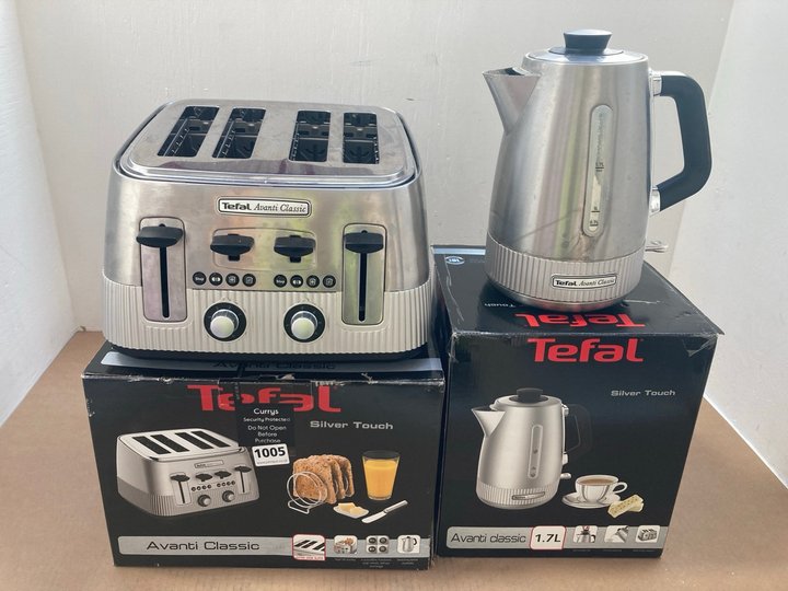 John Pye Auctions TEFAL AVANTI CLASSIC SILVER TOUCH 4 SLICE TOASTER