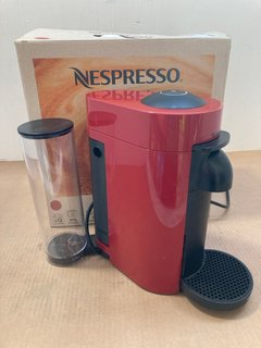 NESPRESSO VERTUO PLUS COFFEE POD MACHINE IN BLACK AND RED: LOCATION - AR11