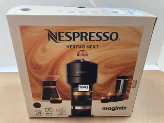 NESPRESSO VERTUO NEXT COFFEE POD MACHINE IN RICH BROWN - RRP: £180: LOCATION - AR13