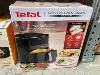 TEFAL 6.5L 3-IN-1 EASY AIR FRYER, GRILL AND STEAMER IN BLACK - MODEL: FW201827-BK - RRP: £149: LOCATION - AR13