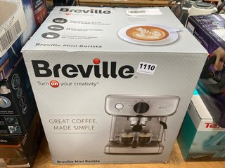 BREVILLE MINI BARISTA IN SILVER - MODEL: VCF125 - RRP: £209.99: LOCATION - A6