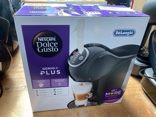 DELONGHI NESCAFE DOLCE GUSTO GENIO PLUS COFFEE POD MACHINE IN BLACK: LOCATION - A6