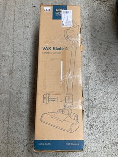 VAX BLADE 4 CORDLESS VACUUM - MODEL: CLSV-B4KS (SPARE PARTS TO INCLUDE BATTERY AND CHARGER): LOCATION - AR7