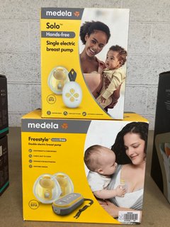 MEDELA SOLO HANDS-FREE ELECTRIC BREAST PUMP TO INCLUDE FREESTYLE DOUBLE ELECTRIC BREAST PUMP: LOCATION - AR1