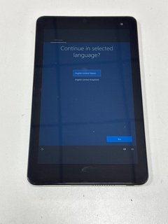 DELL VENUE 8 PRO 5855 TABLET 64 GB PC IN BLACK. (UNIT ONLY). INTEL ATOM X5-Z8500 @ 1.44GHZ, 2 GB RAM, 8.5" SCREEN [JPTM119849]