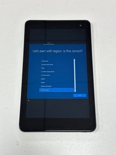 DELL VENUE 8 PRO 5855 TABLET 64 GB PC IN BLACK. (UNIT ONLY). INTEL ATOM X5-Z8500 @ 1.44GHZ, 2 GB RAM, 8.5" SCREEN [JPTM119825]