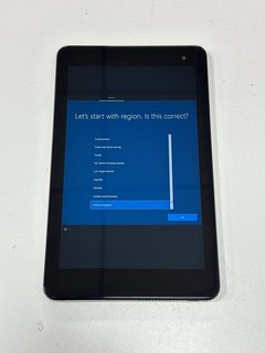 DELL VENUE 8 PRO 5855 TABLET 64 GB PC IN BLACK. (UNIT ONLY). INTEL ATOM X5-Z8500 @ 1.44GHZ, 2 GB RAM, 8.5" SCREEN [JPTM119831]