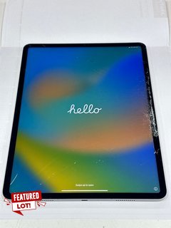 APPLE IPAD PRO (12.9 -INCH, 6TH GENERATION) WI-FI + CELLULAR 256 GB TABLET WITH WIFI IN SPACE GREY: MODEL NO A2437 (WITH BOX) [JPTM119884]