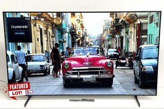 (COLLECTION ONLY)  SAMSUNG UHD CU8000 CLASS 85" 4K, HDR, SMART TV (ORIGINAL RRP - £1299): MODEL NO UE85CU8000K (WITH STAND & REMOTES) [JPTM119153]