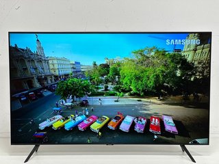 SAMSUNG CRYSTAL CU7100 55" UHD, 4K, SMART TV (ORIGINAL RRP - £379): MODEL NO UE55CU7100KXXU (WITH BOX, REMOTE, POWER CABLE & STANDS) [JPTM120036]