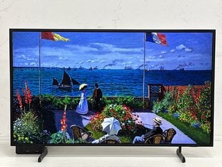 SAMSUNG THE FRAME 43" 4K, HDR, SMART TV (ORIGINAL RRP - £899): MODEL NO QE43LS03BGUXXU (BOXED WITH ONE CONNECT, REMOTE , POWER CABLE & STAND) [JPTM120125]