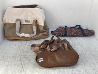 QTY OF ASSORTED BAGS TO INCLUDE LOVEVOOK LARGE BAG: LOCATION - C13