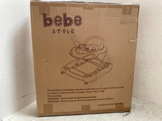 BEBE STYLE 2 IN 1 BABY WALKER IN RED: LOCATION - BOOTH